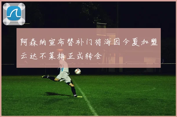 阿森纳宣布替补门将海因今夏加盟云达不莱梅正式转会